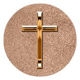 DAROUND 510 CP SH BZ Copper Single Cross Shimmer Bronze Background